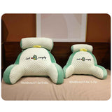 Darrahopens Home & Garden > Bedding > Pillows Reading Pillow for Kid Or Adult Large Back Pillow for Sitting Up in Bed Detachable Neck Roll with Arms Large Bed Rest Pillow Back Pillow for Sitting in Bed Watching TV Reading - Yellow - Size 60*40CM In Australia - Darrahopens