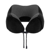 Darrahopens Home & Garden > Bedding > Pillows Wanderlite Travel Pillow for Airplanes Memory Foam Neck Pillows for Traveling, Soft & Washable Cover with Storage Bag, Portable Plane Accessories for Airplanes Offices Cars, Black