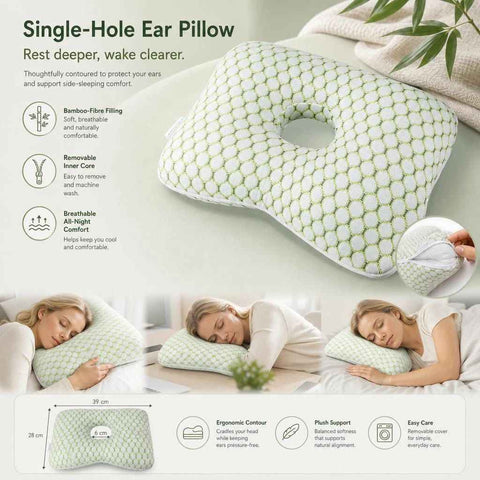 Darrahopens Home & Garden > Bedding > Pillows Washable Inner Ear Pillow 39x28x6, Green, Keep Fresh For Long-Term Use In Australia - Darrahopens