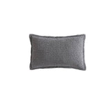 Darrahopens Home & Garden > Bedding Private Collection Urban Charcoal 100% Cotton Waffle Oblong Filled Cushion