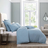 Darrahopens Home & Garden > Bedding Private Collection Urban Steel 100% Cotton Waffle Quilt Cover Set Queen