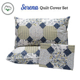 Darrahopens Home & Garden > Bedding Pure Cotton Serena Quilt Cover Set Queen