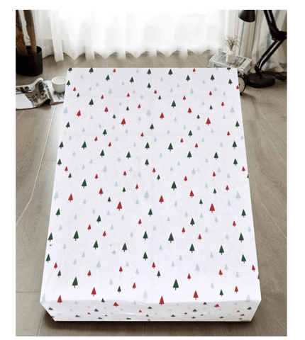 Darrahopens Home & Garden > Bedding Queen Luxury 100% Cotton Flannelette Fitted Bed Sheet Authentic Flannel - White