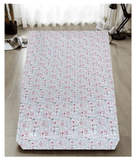 Darrahopens Home & Garden > Bedding Queen Luxury 100% Cotton Flannelette Fitted Bed Sheet Xmas Flannel - Christmas