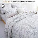 Darrahopens Home & Garden > Bedding > Quilts & Duvets 100% Cotton Coverlet Set Eliana Queen