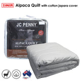 Darrahopens Home & Garden > Bedding > Quilts & Duvets 350GSM Alpaca Quilt with Cotton Japara Cover - Single