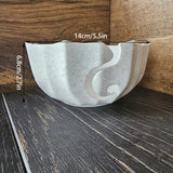 Darrahopens Home & Garden > Bedding > Quilts & Duvets A 3D-printed yarn bowl to accompany your knitting and crochet time. White.
