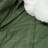 Darrahopens Home & Garden > Bedding > Quilts & Duvets Ardor 3 Pcs Cammy Deep Khaki Comforter Set with Sherpa Reverse Queen/King