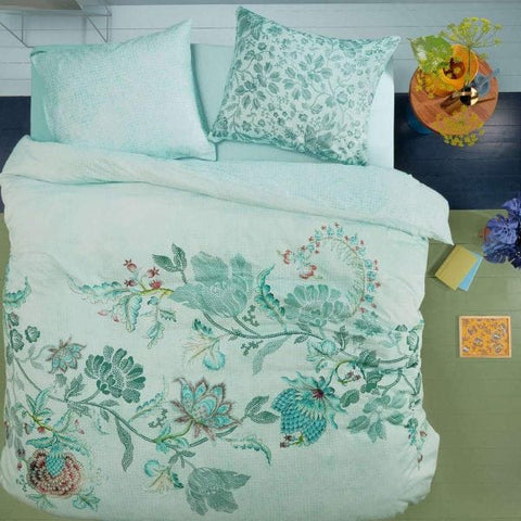 Darrahopens Home & Garden > Bedding > Quilts & Duvets City Sits Oilily Cotton Sateen Green Quilt Cover Sets by Bedding House Queen