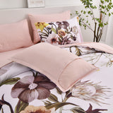 Darrahopens Home & Garden > Bedding > Quilts & Duvets Floral Comforter Set, Queen/King Size, Blush Floral 3-Piece Bedding, Soft Microfiber for All Seasons