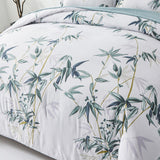 Darrahopens Home & Garden > Bedding > Quilts & Duvets Floral Leaves Comforter Set, Queen/King Size, Quilted Bedding with Pillowcases