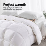 Darrahopens Home & Garden > Bedding > Quilts & Duvets Giselle Bedding 700GSM Duck Down Feather Quilt Duvet Doona Winter Blanket Double