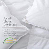 Darrahopens Home & Garden > Bedding > Quilts & Duvets Goose Feather Down Quilt 500 GSM Duvet Doonas Queen:210x210cm