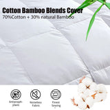 Darrahopens Home & Garden > Bedding > Quilts & Duvets Goose Feather Down Quilt 500 GSM Duvet Doonas Queen:210x210cm