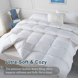 Darrahopens Home & Garden > Bedding > Quilts & Duvets Goose Feather Down Quilt 700 GSM Duvet DoonasQueen:210x210cm
