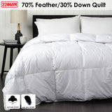 Darrahopens Home & Garden > Bedding > Quilts & Duvets Jason 70% Feather 30% Down Quilt King