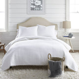 Darrahopens Home & Garden > Bedding > Quilts & Duvets Jenny Mclean Clavo Pompom White 3 Piece 100% Cotton Coverlet Set King