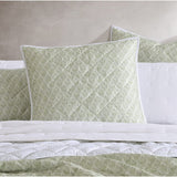 Darrahopens Home & Garden > Bedding > Quilts & Duvets Logan and Mason Shelby Sage Cotton Rich Quilted Coverlet Set Queen/King