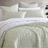 Darrahopens Home & Garden > Bedding > Quilts & Duvets Logan and Mason Shelby Sage Cotton Rich Quilted Coverlet Set Queen/King