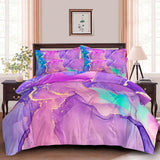 Darrahopens Home & Garden > Bedding > Quilts & Duvets Marble Comforter Set, Queen Size, Warm Quilted Microfiber Bedding