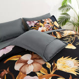 Darrahopens Home & Garden > Bedding > Quilts & Duvets Soft Floral Leaf Comforter Set, Queen/King Size, Quilted Bedding with Pillowcases