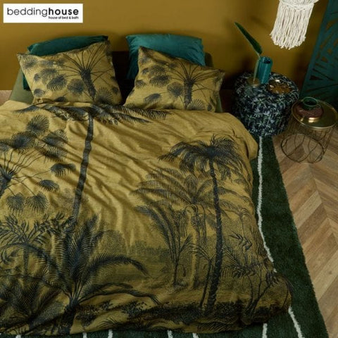 Darrahopens Home & Garden > Bedding > Quilts & Duvets Tour Du Monde At Home Cotton Ochre Quilt Cover Sets by Bedding House Queen