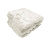 Darrahopens Home & Garden > Bedding Radisson Alaskan Bear Luxury Animal Faux Fur Throw Rug 127 x 152 cm Natural