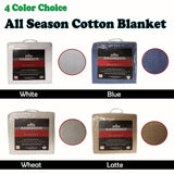 Darrahopens Home & Garden > Bedding Radisson All Season Cotton Blanket Latte SINGLE
