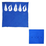 Darrahopens Home & Garden > Bedding Sail Boats Cotton Embroidered European Pillowcase 65 x 65 cm