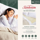 Darrahopens Home & Garden > Bedding Sunbeam Sleep Perfect Super King Bed Wool Fleece Heated Blanket