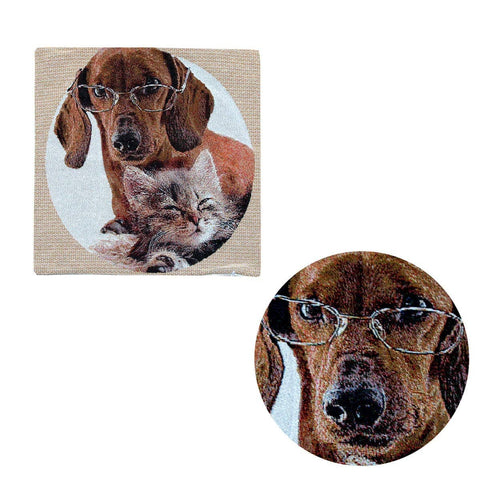 Darrahopens Home & Garden > Bedding Tapestry Pet Cat Dog Square Cushion Cover Design 4