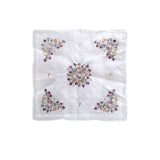 Darrahopens Home & Garden > Bedding Victoriana White Applique Embroidered Cushion Cover 45 x 45 cm