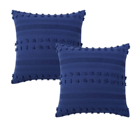 Darrahopens Home & Garden > Bedding Vintage Design Homewares Pair of Sans Sovci Bijou Blue European Pillowcases