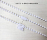 Darrahopens Home & Garden > Curtains > Curtain Accessories (10 meters) with 10 connections for roller blinds, bead chain