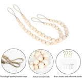 Darrahopens Home & Garden > Curtains > Curtain Accessories 2 Pieces Bohemian Curtain Holdbacks, Curtain Tiebacks, Curtain Holdbacks - For Wall, Farmhouse, Window, Bedroom, Dining