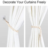 Darrahopens Home & Garden > Curtains > Curtain Accessories 2 Pieces Bohemian Curtain Holdbacks, Curtain Tiebacks, Curtain Holdbacks - For Wall, Farmhouse, Window, Bedroom, Dining