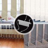 Darrahopens Home & Garden > Curtains > Curtain Accessories 20m Blind Chain - Vertical Blind Mounts and 5 Chain Connectors - Vertical Blind Bottom Chain - Suitable for 89mm Blind Slats