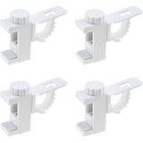 Darrahopens Home & Garden > Curtains > Curtain Accessories 4 pcs Curtain Holder Clip Bracket, Adjustable Crossbar Curtain ROd Towel Storage Hook