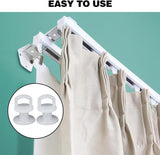 Darrahopens Home & Garden > Curtains > Curtain Accessories 50 pieces curtain hooks - curtain gliders - universal curtain hooks - curtain rail hooks - curtain gliders - curtain hooks - curtains - shower curtains - curtains and door curtains
