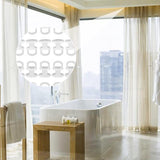 Darrahopens Home & Garden > Curtains > Curtain Accessories 50 pieces curtain hooks - curtain gliders - universal curtain hooks - curtain rail hooks - curtain gliders - curtain hooks - curtains - shower curtains - curtains and door curtains