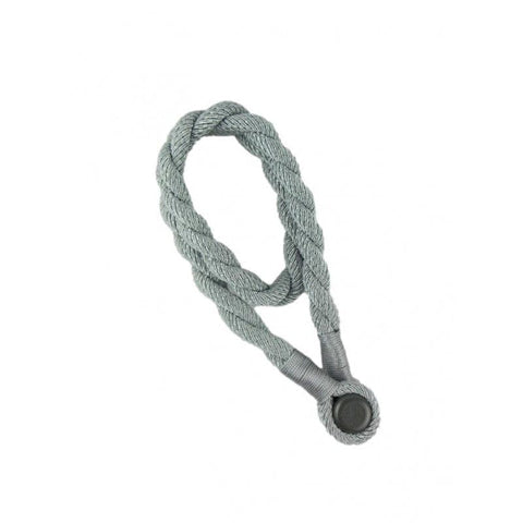 Darrahopens Home & Garden > Curtains > Curtain Accessories Magnetic weaved rope tieback Grey