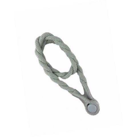Darrahopens Home & Garden > Curtains > Curtain Accessories Magnetic weaved rope tieback Silver