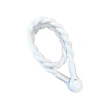 Darrahopens Home & Garden > Curtains > Curtain Accessories Magnetic weaved rope tieback White