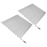 Darrahopens Home & Garden > Curtains > Curtains & Drapes Fireplace Mesh Screen Curtain 2 Wide Panels Hanging Replacement Screens for Home Wood Burning Fireplace Black 24x18in In Australia - Darrahopens