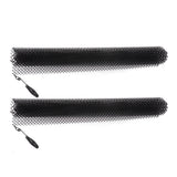 Darrahopens Home & Garden > Curtains > Curtains & Drapes Fireplace Mesh Screen Curtain 2 Wide Panels Hanging Replacement Screens for Home Wood Burning Fireplace Black 24x18in In Australia - Darrahopens