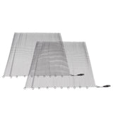 Darrahopens Home & Garden > Curtains > Curtains & Drapes Fireplace Mesh Screen Curtain 2 Wide Panels Hanging Replacement Screens for Home Wood Burning Fireplace Black 24x18in In Australia - Darrahopens