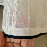 Darrahopens Home & Garden > Curtains > Curtains & Drapes Kitchen Curtains for Small Window,Cafe Curtains 59 Inch Length,Striped Kitchen Pinch Pleat Curtain for Half Windows Semi Sheer Light