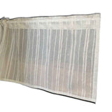 Darrahopens Home & Garden > Curtains > Curtains & Drapes Kitchen Curtains for Small Window,Cafe Curtains 59 Inch Length,Striped Kitchen Pinch Pleat Curtain for Half Windows Semi Sheer Light