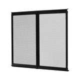 Darrahopens Home & Garden > Curtains > Curtains & Drapes VEVOR RV Screen Door Protector, 571.5 x 508 mm Door Grille, Easy to Install and Disassemble, Reinforced Breathable Protective Mesh, Aluminum Alloy Camper RV Entry Protector for Pet Protection, Black