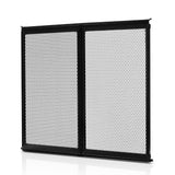 Darrahopens Home & Garden > Curtains > Curtains & Drapes VEVOR RV Screen Door Protector, 571.5 x 508 mm Door Grille, Easy to Install and Disassemble, Reinforced Breathable Protective Mesh, Aluminum Alloy Camper RV Entry Protector for Pet Protection, Black